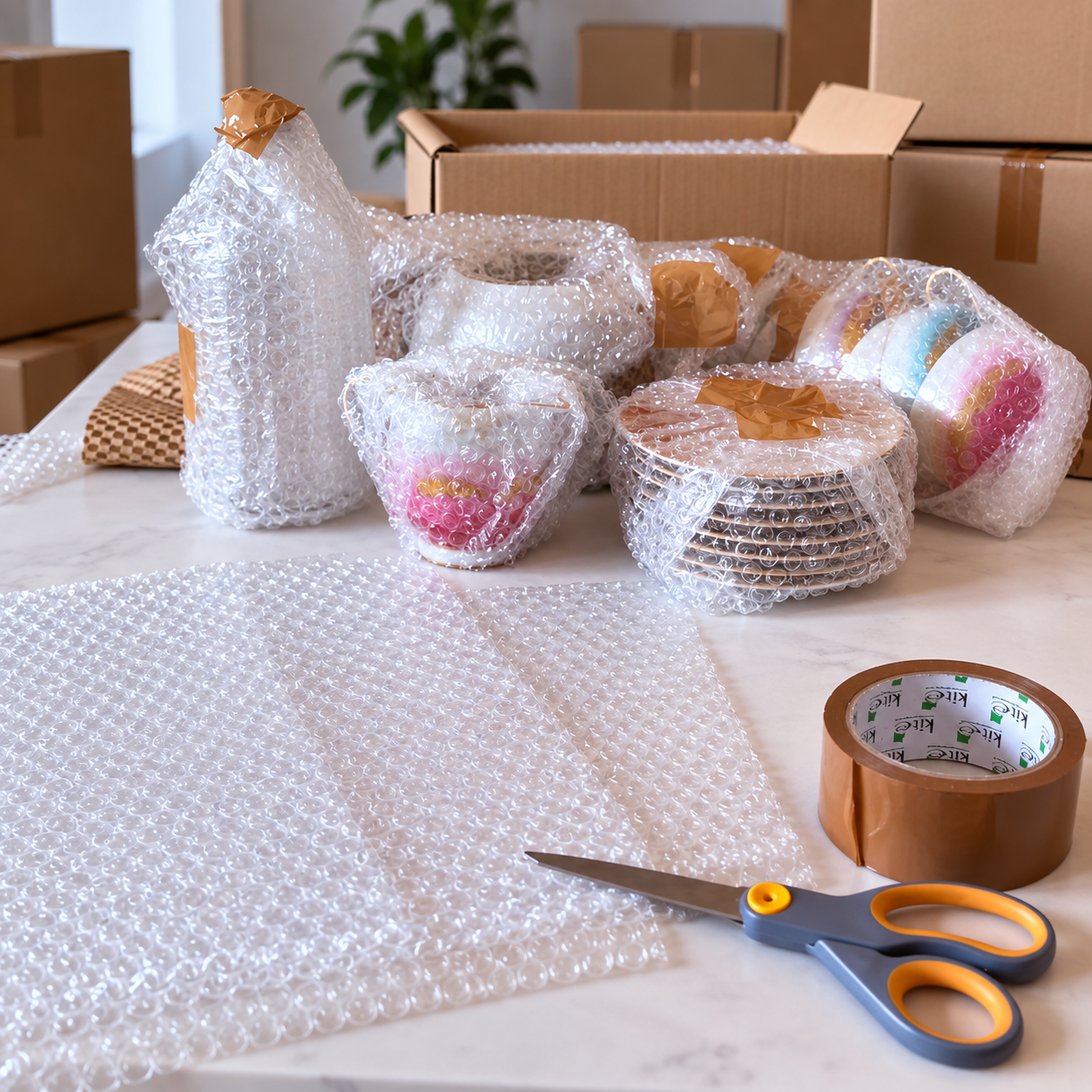 Professional packing service for moving house in London