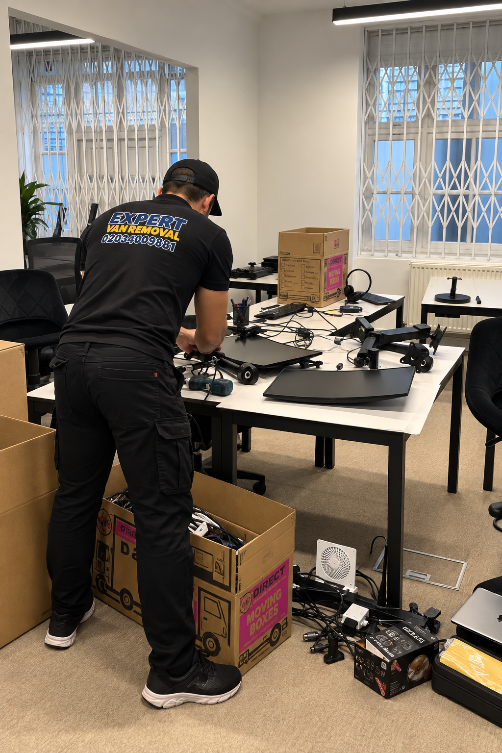 Office removal service in London