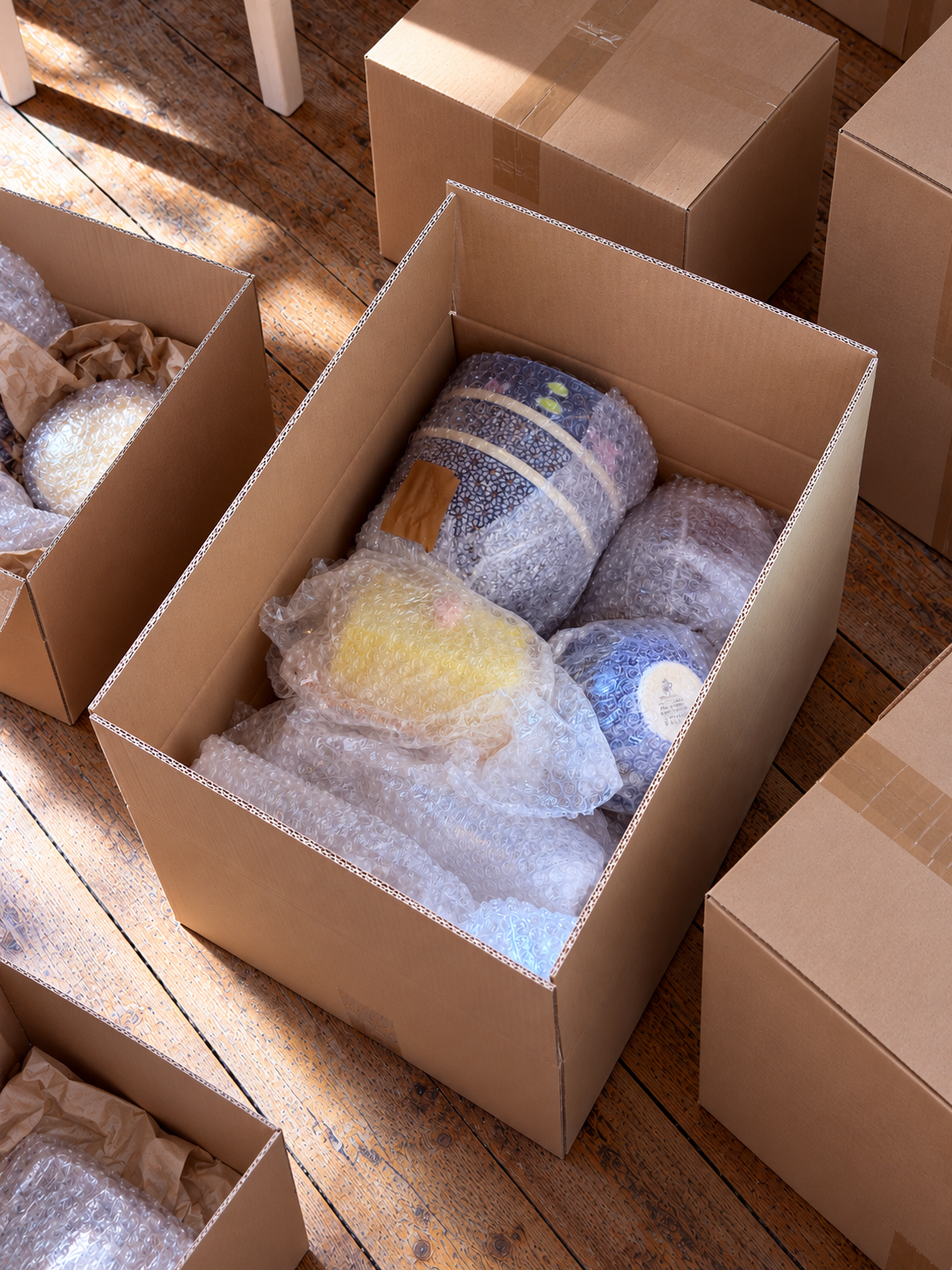 Professional furniture preparation and protection for moving in London